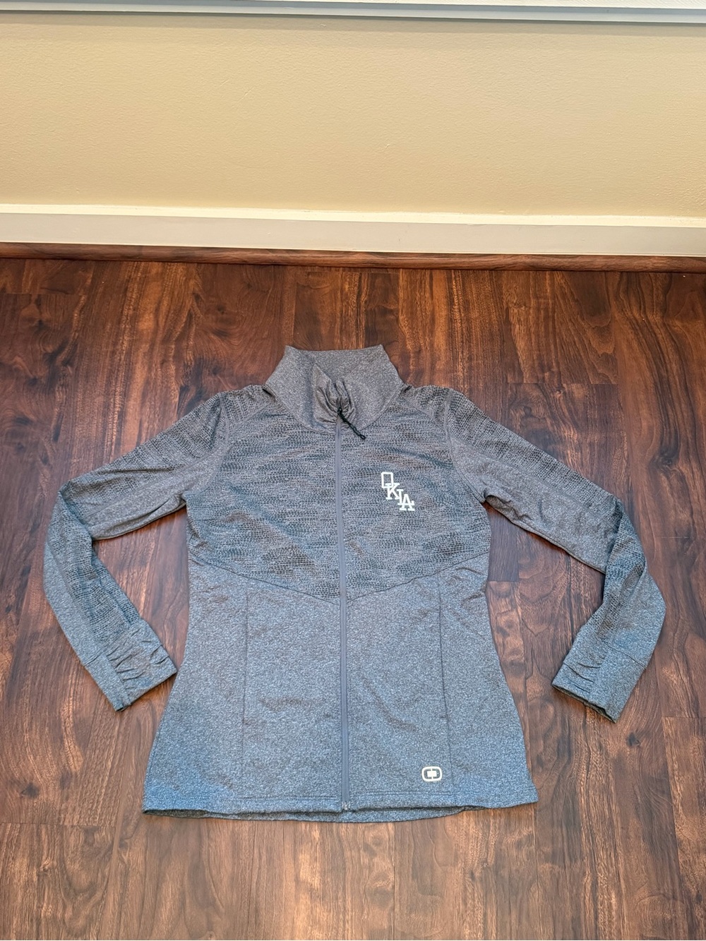 Oklahoma City Dodgers Women’s Gray Full-Zip